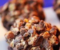 DIY Snickers Cupcakes with Chocolate Mousse!