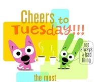 Cheers to Tuesday
