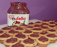 Nutella cookie cups