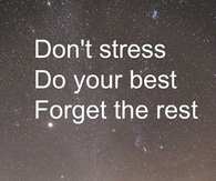 dont stress