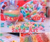 Froot Loop Sand Art