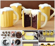 DIY Beer Mug Cupcakes 