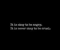 its ok to be angry