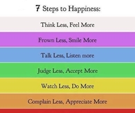 7 steps to happiness