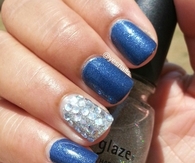 Blue ice nails