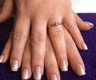 Wedding ombre nails
