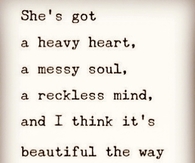 Its beautiful the way she carries herself
