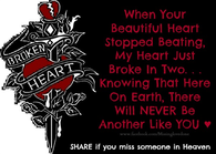 share if you miss someone in Heaven