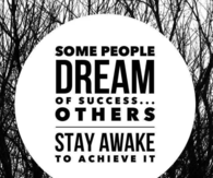 some people dream of success