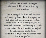 they say love is blind