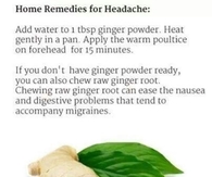 DIY Headache Remedy