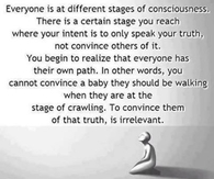 Everyone is at different stages