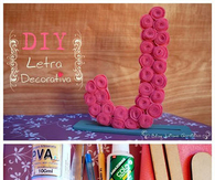 DIY Letra Decoration