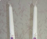 Bow candle holders