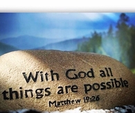 With God all things are possible