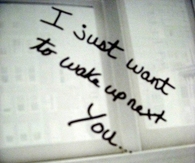 I want to wake up next to you