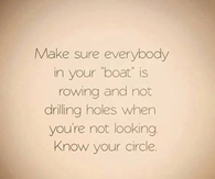 make sure everyone in your boat