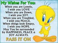 My wishes for you