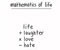 Mathematics of life