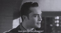 Love does not just disappear