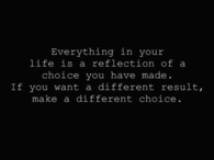 Everything in your life