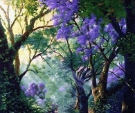 Painting of River Stream