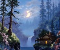Moonlight over the Lake