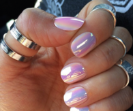 Metallic Pink Nail Polish