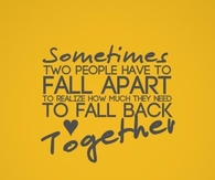 fall apart