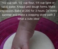 DIY Baby Feet Impressions