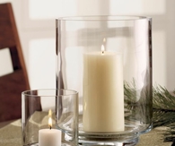 Beautiful Glass Hurricane Candle Holders