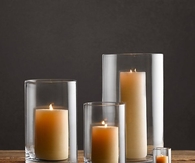 Glass Candle Holders