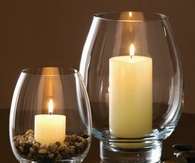 Glass Candle Holders
