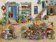 Flower Village by Janet Kruskramp
