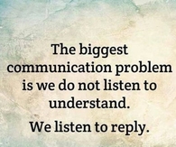 The biggest problem with communication