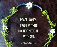 Peace comes from within
