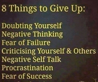 8 Things To Give Up