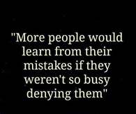 More people would learn from their mistakes