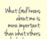 What God Knows About me