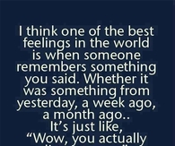 one of the best feelings in the world