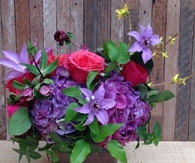 Bouquet with Hydrangea, Roses & Lily