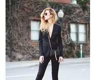 Modern & Sexy Black Pants & Blazer