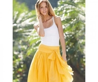 Cute Yellow Summer Skirt