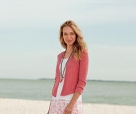 Dusty Rose Skirt & Sweater Outfit