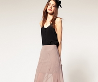 Long Chiffon Skirt