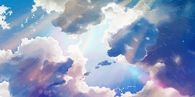Rain Falling From Clouds