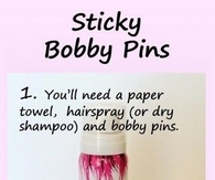 DIY Stick Bobby Pins