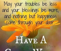 Have a great week