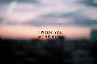 i wish you were here