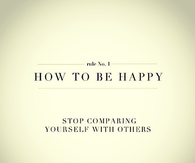 How to be happy
